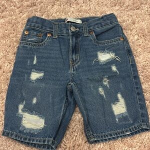 Boys Levi Denim Shorts